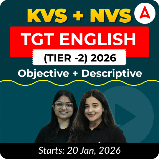 KVS + NVS | Selection Batch | English TGT (Tier -2) 2026 | Online Live + Recorded Classes by Adda247